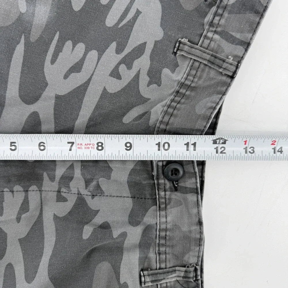 Backbone‎ Gray Camo Cargo Pants Utility Casual Streetwear Outdoor Everyday 34